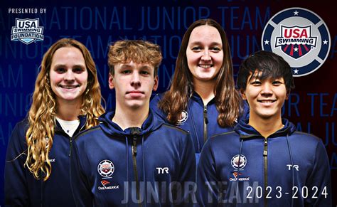 national junior team swimming